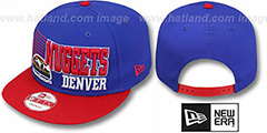 Nuggets 2T BORDERLINE SNAPBACK Royal-Red Hat by New Era