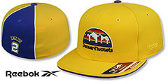 Nuggets ALEX ENGLISH SWINGMAN Gold-Royal Fitted Hat by Reebok