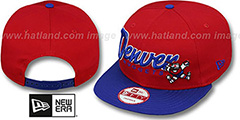 Nuggets SNAP-IT-BACK SNAPBACK Red-Royal Hat by New Era