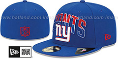 NY Giants NFL 2013 DRAFT Royal 59FIFTY Fitted Hat by New Era