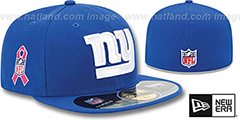 NY Giants NFL BCA Royal Fitted Hat by New Era