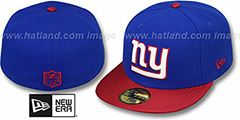 NY Giants NFL JERSEY-BASIC Royal-Red Fitted Hat by New Era