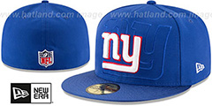 NY Giants STADIUM SHADOW Royal Fitted Hat by New Era