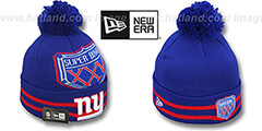 NY Giants SUPER BOWL XXV Royal Knit Beanie Hat by New Era