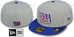 NY Giants TRACE-POP Grey-Royal Fitted Hat by New Era