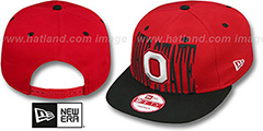 Ohio State STEP-ABOVE SNAPBACK Red-Black Hat by New Era