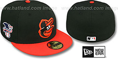 Orioles BAYCIK ALT Black-Orange Fitted Hat by New Era