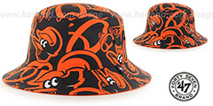 Orioles BRAVADO BUCKET Hat by Twins 47 Brand