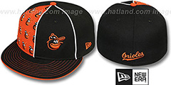 Orioles COOP MULTIPLY Black-Orange Fitted Hat by New Era