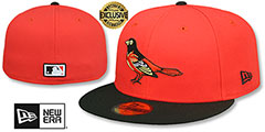 Orioles COOPERPACK Orange-Black Fitted Hat by New Era