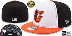 Orioles HOME BLACKDANA BOTTOM Fitted Hat by New Era