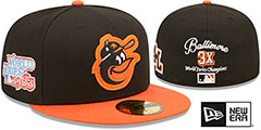 Orioles LETTERMAN SIDE-PATCH Fitted Hat by New Era