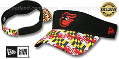 Orioles MARYLAND FLAG VISOR Black-Flag by New Era