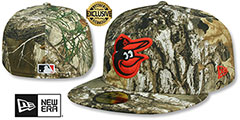 Orioles MLB TEAM-BASIC Realtree Camo Fitted Hat by New Era