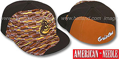 Orioles SWEATER SWIRL Brown Hat by American Needle