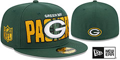 Packers 2023 NFL DRAFT Green Fitted Hat by New Era