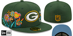 Packers GROOVY Green Fitted Hat by New Era