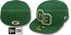 Packers NFL FELTN Green Fitted Hat by New Era