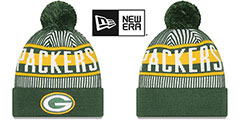 Packers STRIPED Knit Beanie Hat by New Era