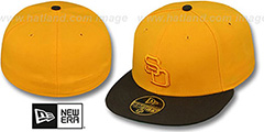 Padres 1972 ROAD FASHION Gold-Brown Hat by New Era