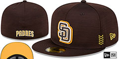 Padres 2024 ALTERNATE CLUBHOUSE Heather Brown Fitted Hat by New Era