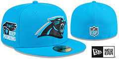 Panthers 2024 NFL DRAFT Blue Fitted Hat by New Era