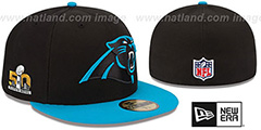 Panthers NFL SUPER BOWL 50 Fitted Hat by New Era