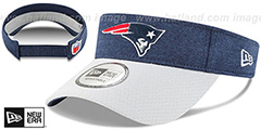 Patriots 18 NFL STADIUM Navy-Grey Visor by New Era