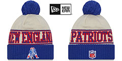 Patriots 2023 HISTORIC SIDELINE Knit Beanie Hat by New Era