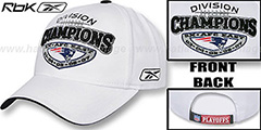 Patriots 5X AFC EAST DIVISION CHAMPS Hat by Reebok