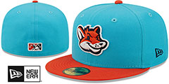 Patriots COPA Turquoise-Orange Fitted Hat by New Era