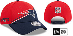 Patriots DASHMARK SIDELINE SNAPBACK Red-Royal Hat by New Era