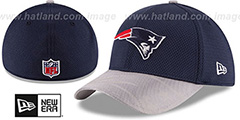 Patriots STADIUM TRAINING FLEX Navy-Grey Hat by New Era