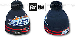 Patriots SUPER BOWL XXXIX Navy Knit Beanie Hat by New Era