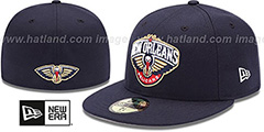 Pelicans SECONDARY TEAM-BASIC Navy Hat by New Era