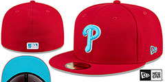 Phillies 2024 FATHERS DAY Fitted Hat by New Era