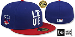 Phillies ALTERNATE CITY CONNECT Royal-Red Fitted Hat by New Era