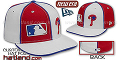 Phillies DOUBLE WHAMMY Red-White Fitted Hat