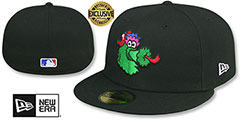 Phillies PHILLIE PHANATIC Black Fitted Hat by New Era