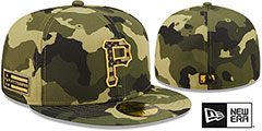 Pirates 2022 ARMED FORCES STARS N STRIPES Hat by New Era