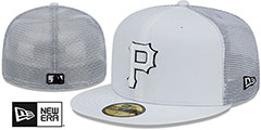 Pirates BATTING PRACTICE TRUCKER White Fitted Hat by New Era