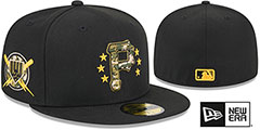 Pirates 2024 ARMED FORCES STARS N STRIPES Hat by New Era