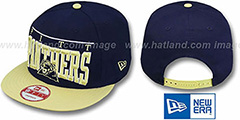 Pitt LE-ARCH SNAPBACK Navy-Gold Hat by New Era