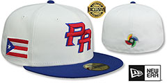 Puerto Rico 2023 WBC GAME White-Royal Hat by New Era