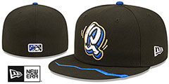 Quakes MILB ONFIELD ALT 1 Black Fitted Hat by New Era