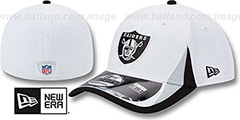 Raiders 2013 NFL TRAINING FLEX White Hat by New Era