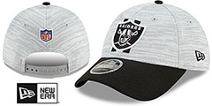 Raiders 2021 NFL TRAINING CAMP STRETCH-SNAP Hat by New Era