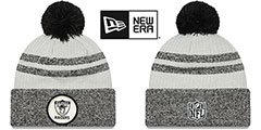 Raiders 2022 NFL THROWBACK SIDELINE Knit Beanie Hat by New Era