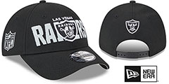 Raiders 2023 NFL DRAFT 940 SNAPBACK Black Hat by New Era