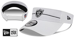 Raiders 2023 NFL TRAINING CAMP VISOR White by New Era